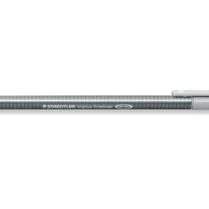 STAEDTLER Triplus Fineliner        0,3mm 334-82    silbergrau