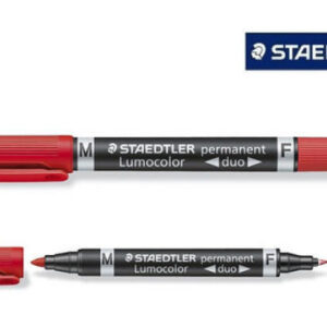 STAEDTLER Lumocolor DUO 348    0.6/1.5mm 348-2     rot                      perm.