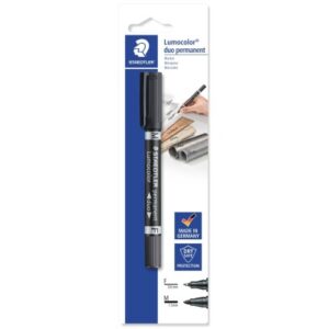 STAEDTLER Lumocolor Permanent    0.6/1mm 348-9BKD  schwarz