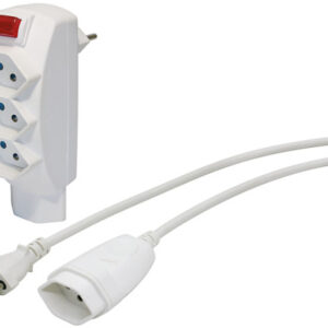 STEFFEN   Kabel-Set                   5m 03S216555 weiss                4 Stecker