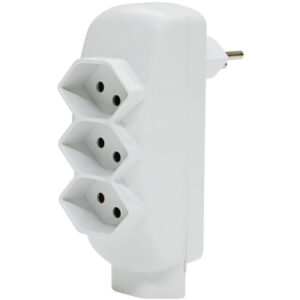 STEFFEN   Abzweigstecker 1499725   weiss                4 Stecker
