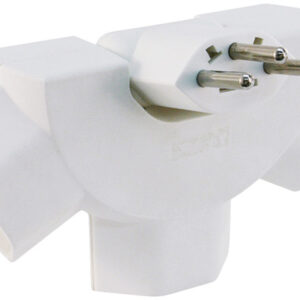 STEFFEN   STEKO Abzweigstecker 1499769   weiss                3 Stecker