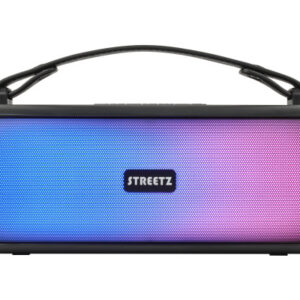 STREETZ   BT Boombox 2x7.5 W CMB-110   Black,AUX,USB flash,LED,IPX5