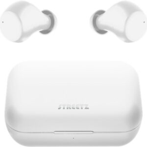 STREETZ   TWS dual earbuds,white TWS-1111  w ChargeCase