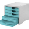 STYRO     Styroswingbox 275843052 aqua/grau         5 Schubladen – Bild 2