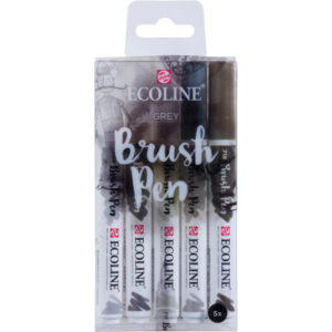 TALENS    Ecoline Brush Pen Set 11509937  grey                   5 Stück