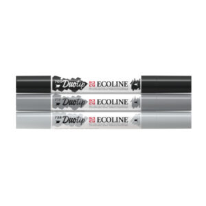 TALENS    Ecoline Duotip Set 11609902  schwarz-grau           3 Stück