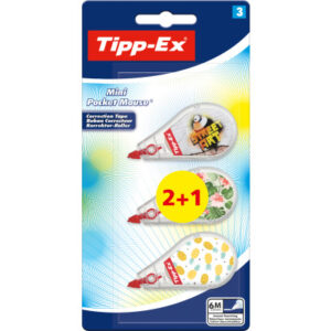 TIPP-EX   Mini Pocket Mouse 8516809   Decors, ass.            3 Stk.
