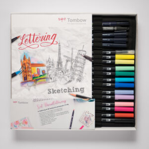 TOMBOW    ABT Dual Brush Pen SET 272469051 Geschenkset inkl. A4 Block