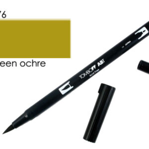 TOMBOW    Dual Brush Pen ABT 076   grüner Ocker