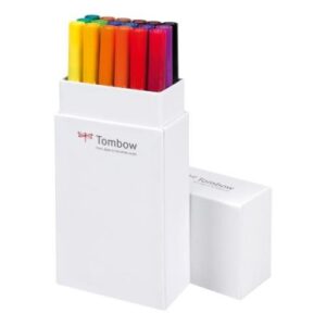 TOMBOW    ABT Dual Brush Pen ABT-18P-1 18er Set Grundtöne I