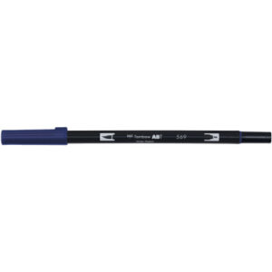 TOMBOW    Dual Brush Pen ABT-569   jet blue