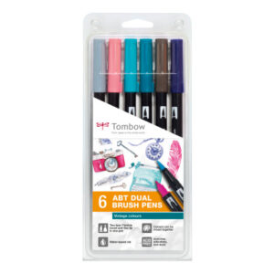 TOMBOW    ABT Dual Brush Pen ABT-6P-5  Vintage Colours        6 Stück