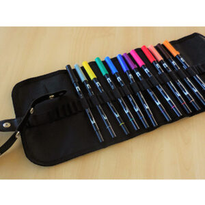 TOMBOW    Fasermaler Rolltasche ABT12P1RS 12 Stück, Grundtöne