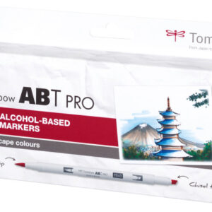 TOMBOW    Dual Brush Pen ABT PRO ABTP-12P4 Landscape Colours     12 Stück