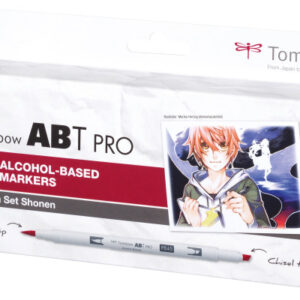TOMBOW    Dual Brush Pen ABT PRO ABTP-12P5 Manga Set Shonen      12 Stück