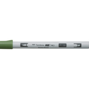 TOMBOW    Dual Brush Pen ABT PRO ABTP-158  dark olive