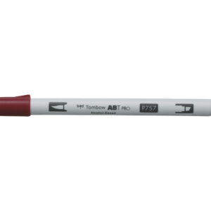 TOMBOW    Dual Brush Pen ABT PRO ABTP-757  port red