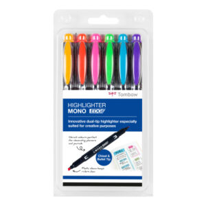 TOMBOW    Mono edge Textmarker WATC6P    6 Farben
