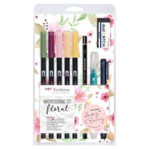 TOMBOW    Watercolor Set WCSFL     Floral                 10-tlg.