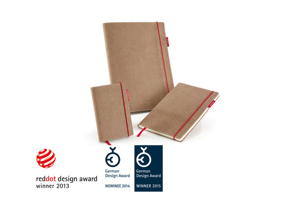 TRANSOTYP senseBook RED RUBBER A5 75020502 kariert, M, 135 Seiten beige – Bild 4