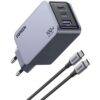 UGREEN    USB Wallcharger Nexode Pro 25874     100W, 3-Port,PD,GaN w.Cable