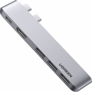 UGREEN    USB-C 5in2 Hub, Grey 60559     HDMI,3xUSB-A,USB-C MB Pro/Air