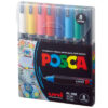 UNI-BALL  Fineliner Posca          0.7mm PC-1MR 8C 8 Farben ass. – Bild 2