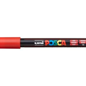 UNI-BALL  Fineliner Posca          0.7mm PC-1MR    rot