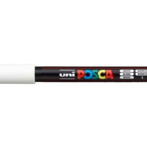 UNI-BALL  Fineliner Posca          0.7mm PC-1MR    weiss