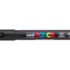 UNI-BALL  Posca Marker         0,9-1,3mm PC-3M     schwarz, Rundspitze