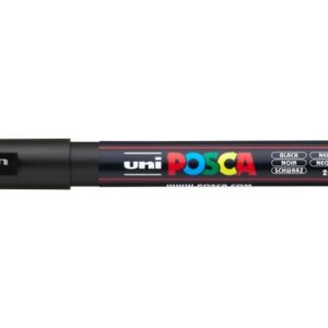 UNI-BALL  Posca Marker         0,9-1,3mm PC-3M     schwarz, Rundspitze