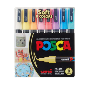UNI-BALL  Marker Posca         0.9-1.3mm PC-3M SOF 8 Farben ass.
