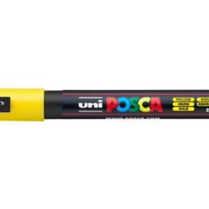 UNI-BALL  Posca Marker         0,9-1,3mm PC-3M     gelb, Rundspitze