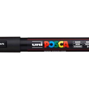UNI-BALL  Posca Marker         1,8-2,5mm PC-5M     schwarz, Rundspitze