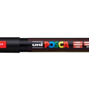 UNI-BALL  Posca Marker         1,8-2,5mm PC-5M     fluo rot, Rundspitze