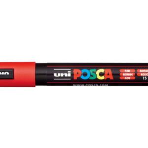 UNI-BALL  Posca Marker         1,8-2,5mm PC-5M     rot, Rundspitze
