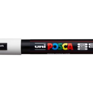 UNI-BALL  Posca Marker         1,8-2,5mm PC-5M     weiss, Rundspitze