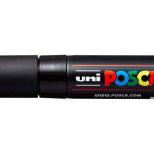UNI-BALL  Posca Marker         4.5-5.5mm PC-7M     schwarz, Rundspitze