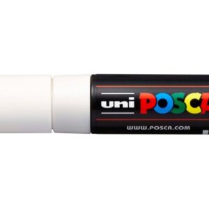 UNI-BALL  Posca Marker         4.5-5.5mm PC-7M     weiss, Rundspitze
