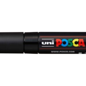 UNI-BALL  Posca Marker               8mm PC-8K     schwarz, Keilspitze