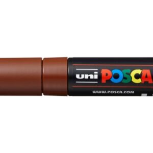 UNI-BALL  Posca Marker               8mm PC-8K     braun, Keilspitze