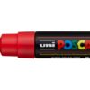 UNI-BALL  Posca Marker               8mm PC-8K     fluo rot, Keilspitze – Bild 2