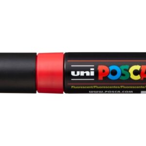 UNI-BALL  Posca Marker               8mm PC-8K     fluo rot, Keilspitze
