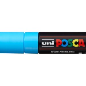 UNI-BALL  Posca Marker               8mm PC-8K     hellblau, Keilspitze