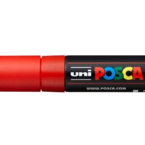 UNI-BALL  Posca Marker               8mm PC-8K     rot, Keilspitze