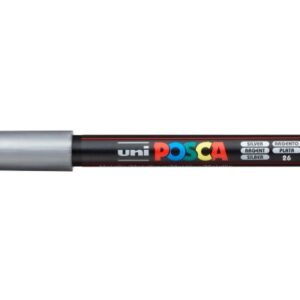 UNI-BALL  Fineliner Posca          0.7mm PC-1MR    silber