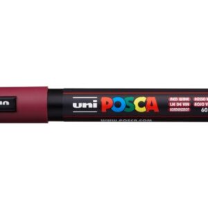 UNI-BALL  Posca Marker         1,8-2,5mm PC-5M     bordeaux, Rundspitze
