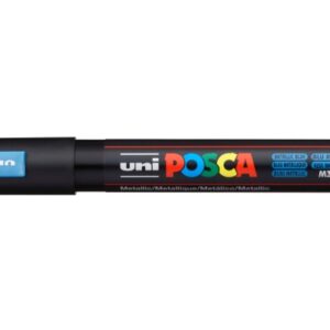 UNI-BALL  Posca Marker         1,8-2,5mm PC5M      Metal.blau,R'spitze
