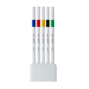 UNI-BALL  Fineliner Emott          0.4mm PEM-SY_5  vivid                  5 Stück